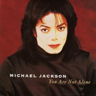 MJ - YOU ARE NOT ALONE - CARD SLEEVE W/LYRICS+PHOTO